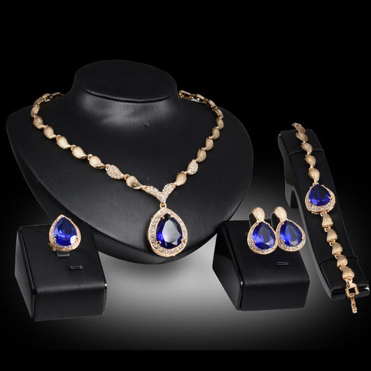 Bridal jewelry necklace earring sets